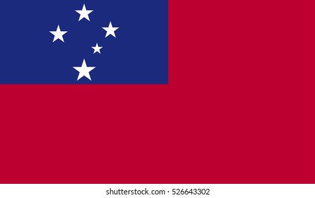 Independent State of Samoa flag