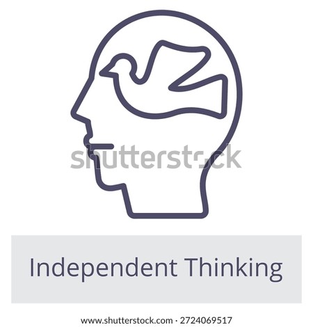 Independent Thinking Element For Design Graphic