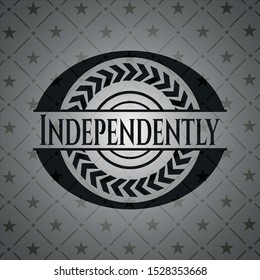 Independently dark badge. Vector Illustration. Detailed.