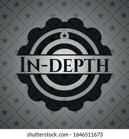 In-depth dark emblem. Vector Illustration. Detailed.