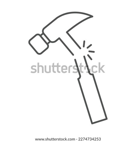 Indestructible icon. Durable icon. black outline vector icon