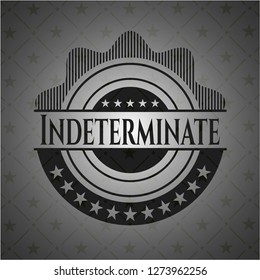 Indeterminate retro style black emblem