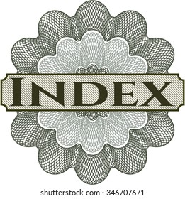 Index abstract linear rosette