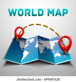 Index arrow location on the map. Pointer position. Marker standing. Indicator destination. Vector pointer label tag.