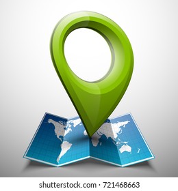 Index arrow location on the map. Pointer position. Marker standing. Indicator destination. Vector pointer label tag.