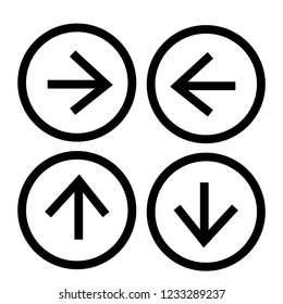 
index arrows. icon. vector