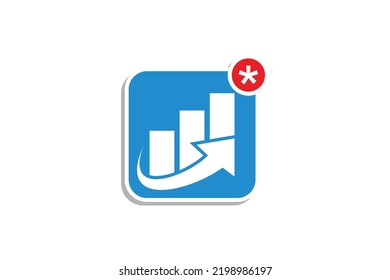 Index arrows logo design graphic statisticc growth data icon symbol diagram report