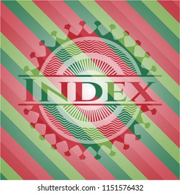 Index christmas emblem.