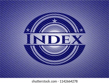  Index with denim texture