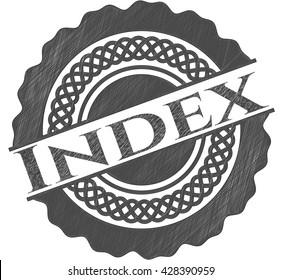 Index drawn in pencil