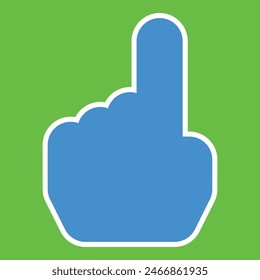 index finger cursor icon, hand pointer icon