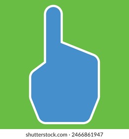 index finger cursor icon, hand pointer icon