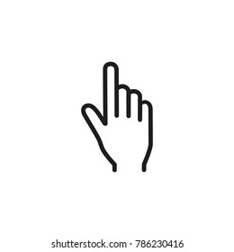 Index finger icon