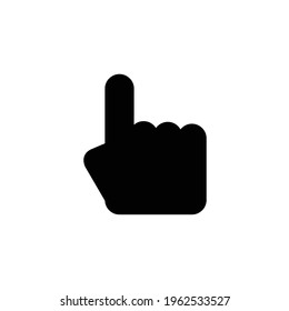 index finger icon, eps 10