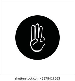 diseño de imagen de vector de icono índice