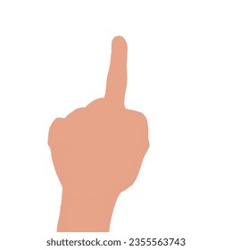 índice en fondo blanco. Ilustración del vector