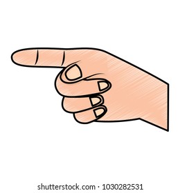 index finger pointing hand gesture icon image 
