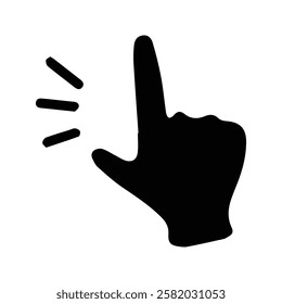 Index Finger Pointing Upward. Hand with index finger facing upwards. Upward pointing gesture.