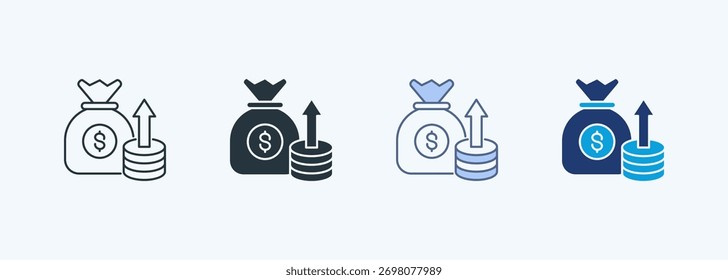 Index Funds Multiple Style Icon Collection