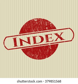 Index grunge stamp