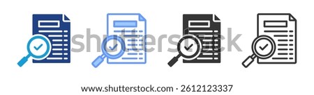 Index icon set multiple style collection