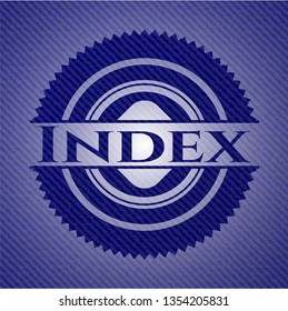 Index jean background