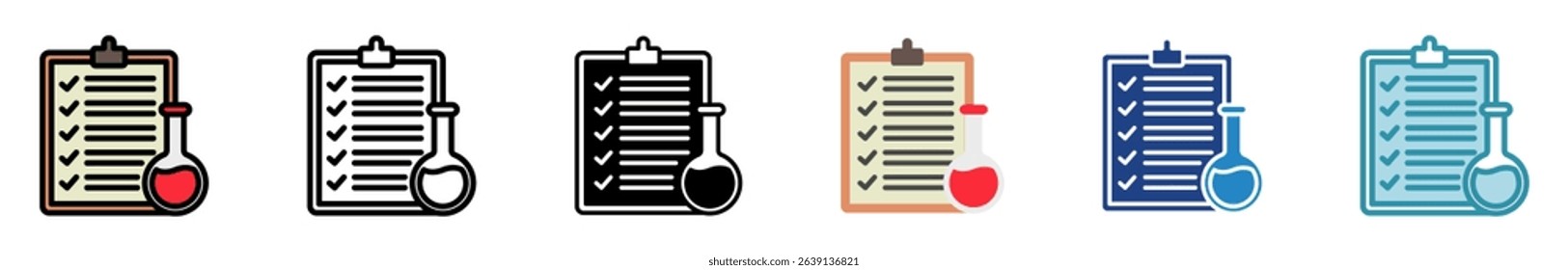 Index List multi style, mini illustration icon set. outline, flat, glyph, line color. vector for UI, UX, app, web, digital or print, related to education, business, research and development.