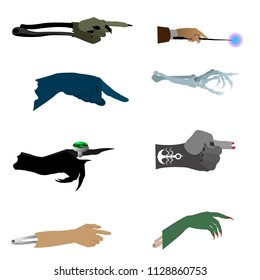 index marks of the hand