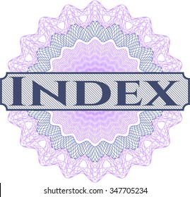 Index-Geld-Rosette