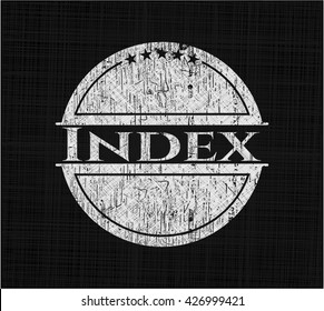 Index on blackboard