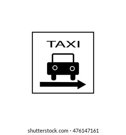 Index taxi. Vector