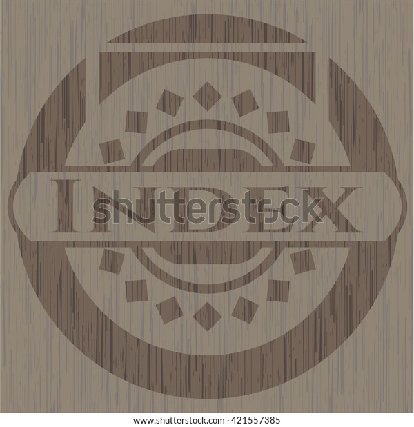 Index wood emblem.
Retro