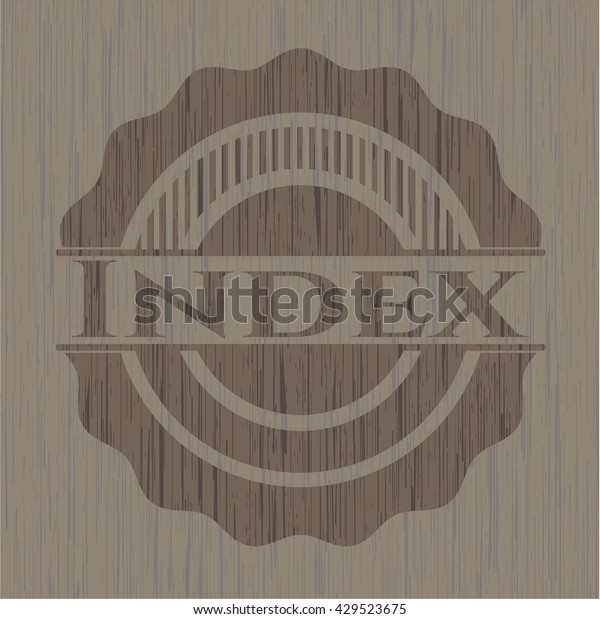 Index wood emblem.\
Retro