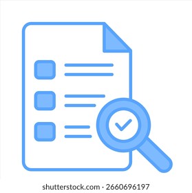 Indexing Blue Icon Vector Illustration