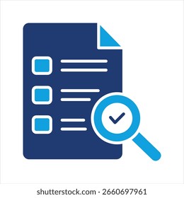 Indexing Flat Blue Icon Vector Illustration