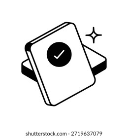 Icono de indexación Vector ilustración de stock