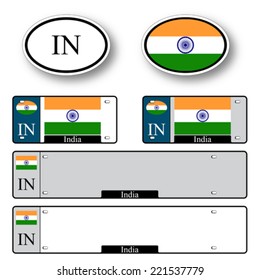 india auto set against white background, abstract vector art illustration, image contains transparency