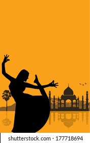 India background, vector