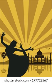 India background, vector