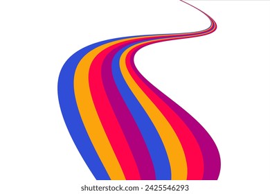 India celebration, holi festival of color. Abstract colorful rainbow holi background with copy space for text. Vector illustration