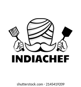 india chef logo design template