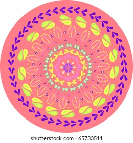 India circular ornament