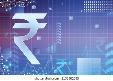 India Currency Background, Budget background with rupee symbol