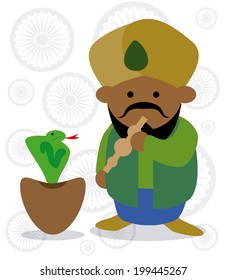 India design over beige background, vector illustration