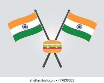 India Emblem Burger