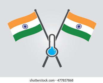 India Emblem Cold Temperature