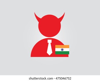 India Evil Businessman