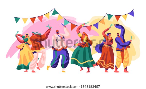 India Festival Celebrate Holiday Day Country Stock Vector (Royalty Free ...