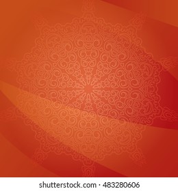 India fire background. Hand drawn vector illustration.