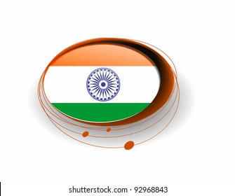 india flag banner design, vector illustration